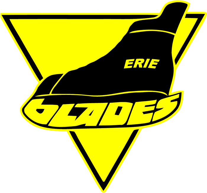 Erie Blades 1982 Primary Logo iron on transfers for clothing